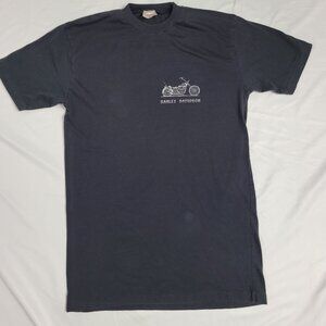 VTG 1988 BB's Harley Davidson Germany Treffen Graphic Men's Black T-Shirt XL